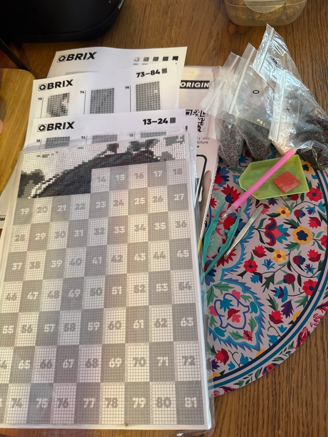 Customer photo review of ציור יהלומים לפי תמונה אישית QBRIX (2+1)