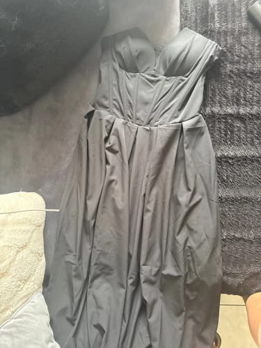 Customer photo review of Victoria | Strapless Midi Dress