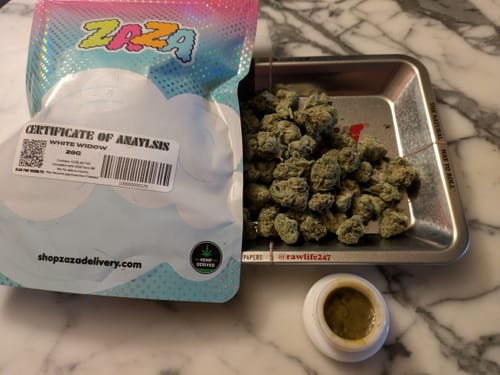 Customer photo review of White Widow - 28 Grams - Hybrid