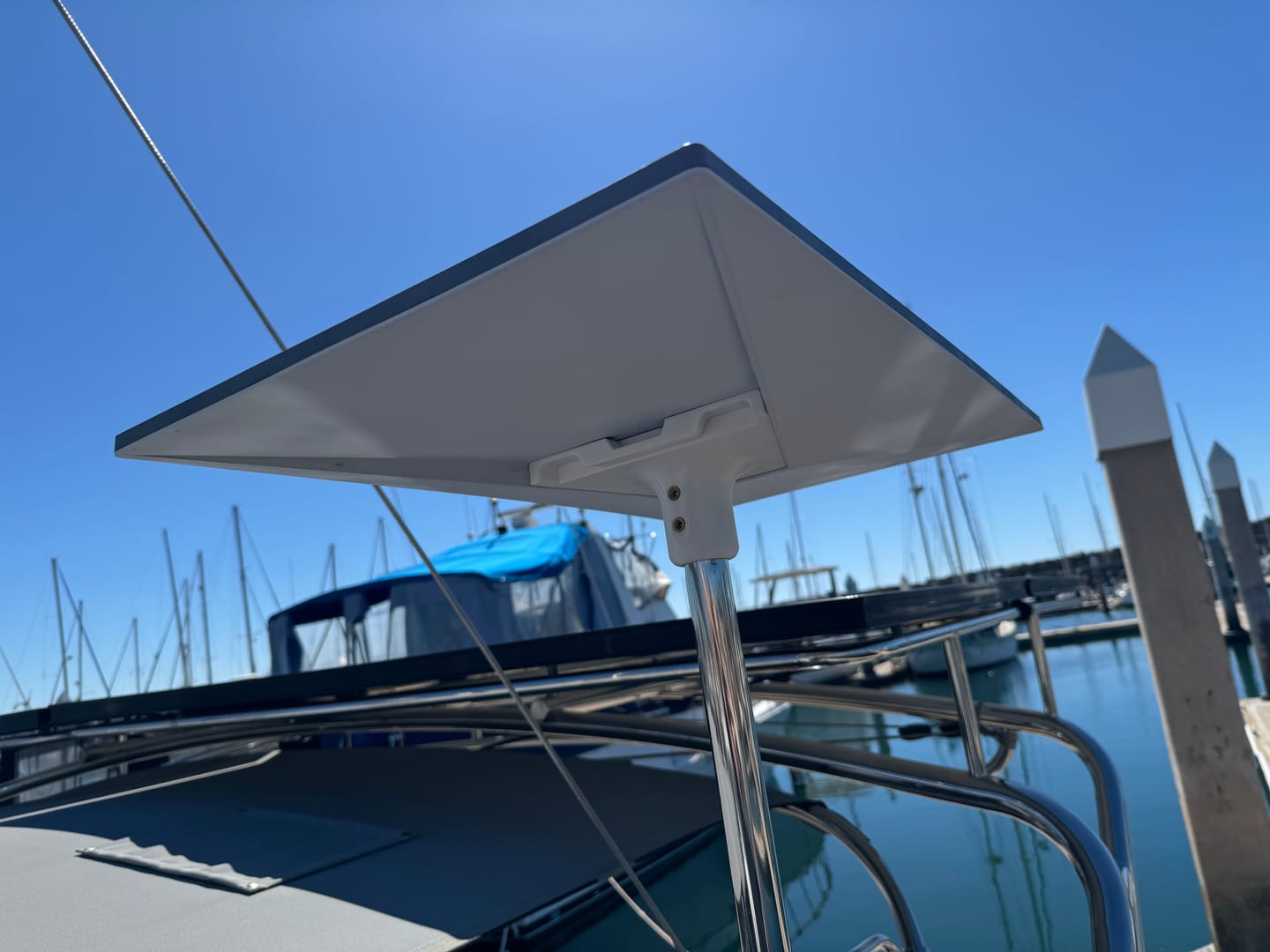 Customer photo review of Starlink Standard Pole Mount