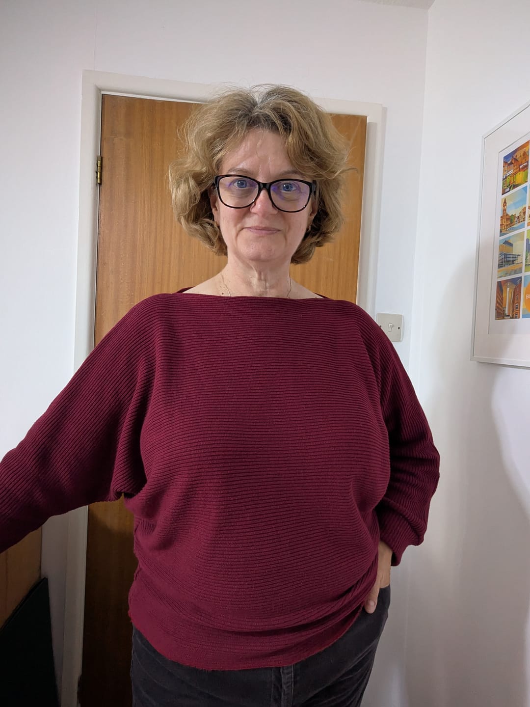 Customer photo review of Plain Recycled Cotton Mix Knit Fabric