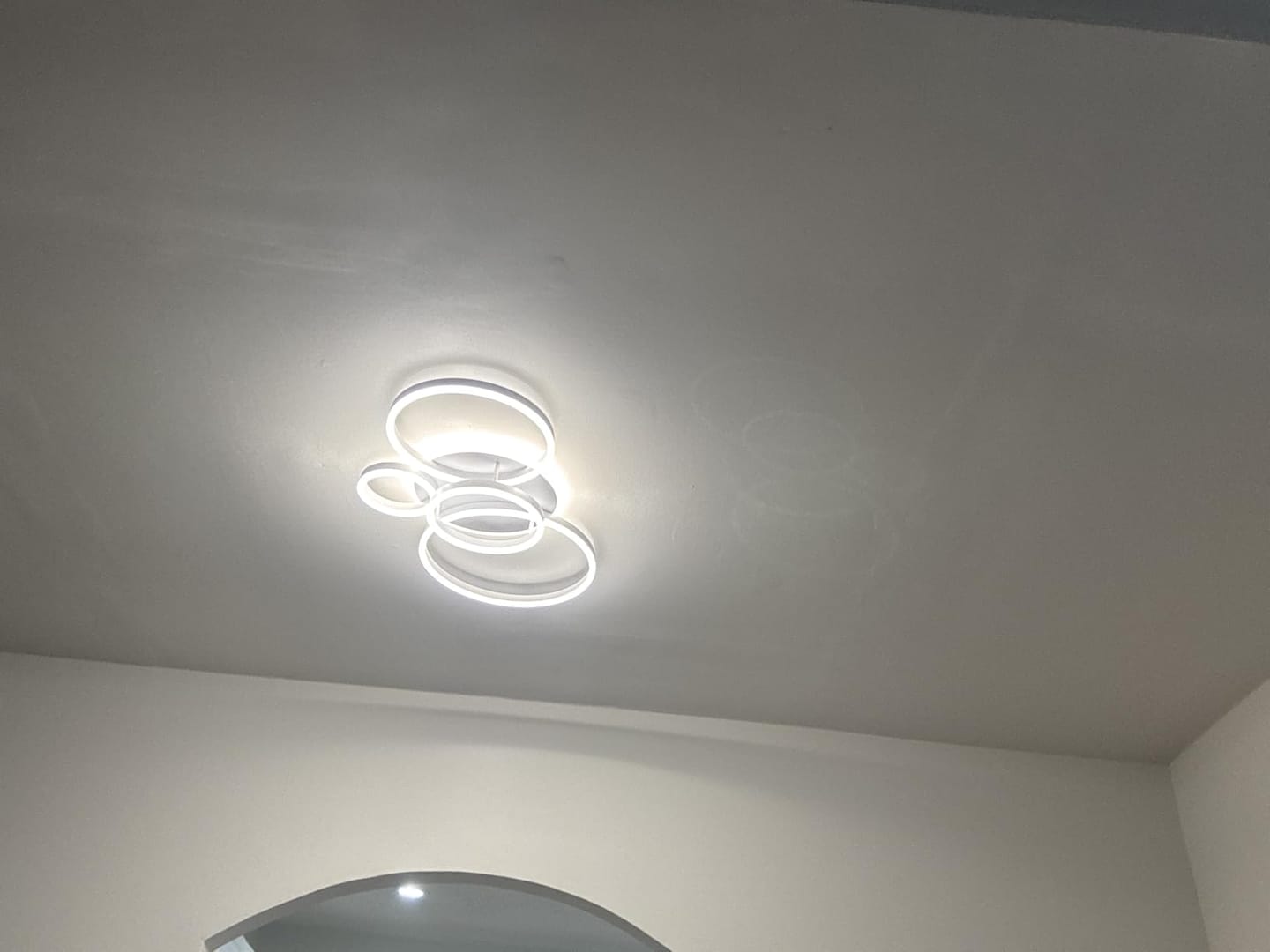 Customer photo review of WOMO Runde LED-Deckenleuchte mit Unterputzmontage-WM1032