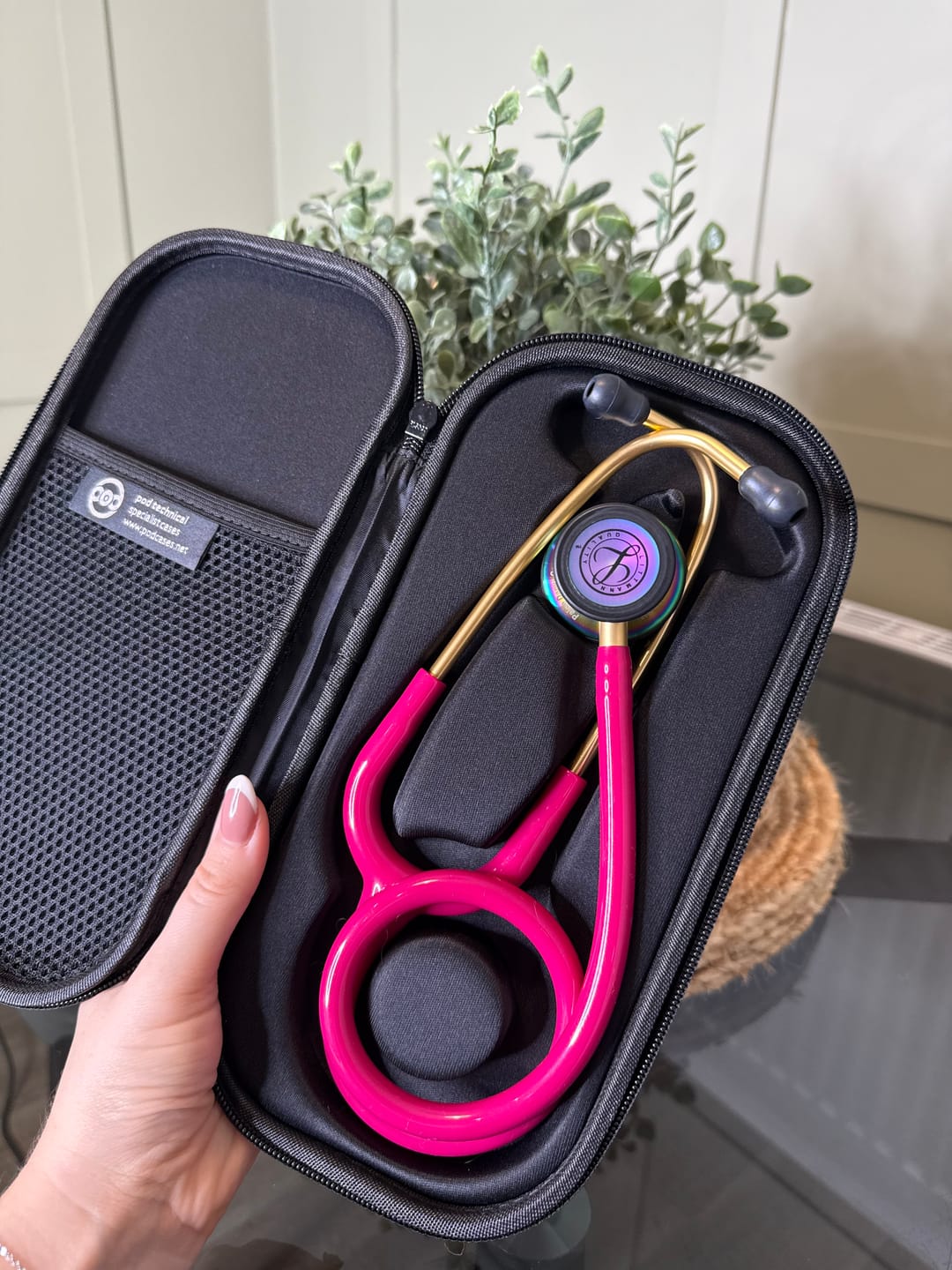Customer photo review of Littmann Classic III Monitoring Stethoscope: Raspberry Rainbow 5806