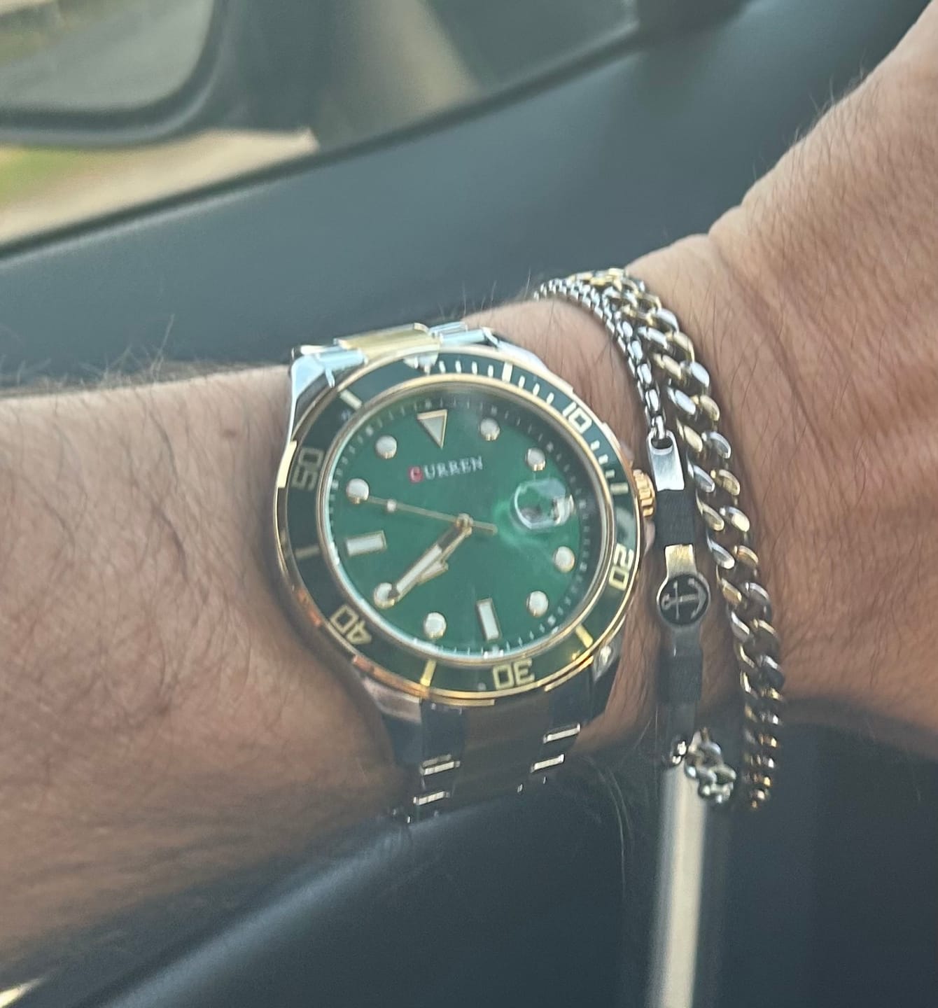 Customer photo review of Curren Sub® orologio uomo acciaio