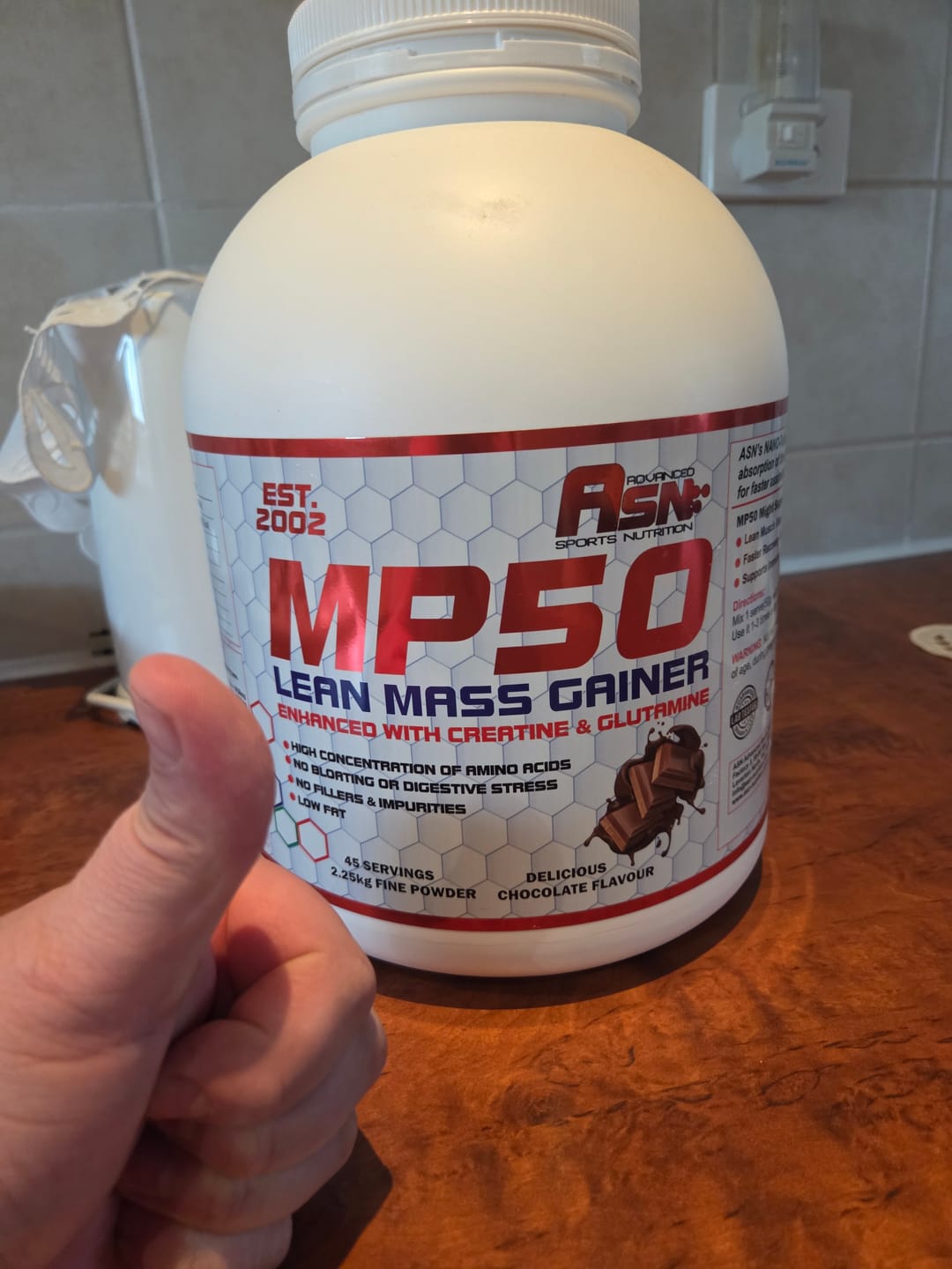 Customer photo review of Jumbo HP-100 Hydrolysed Protein 100%