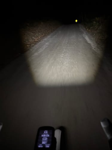 Customer photo review of HORI 900 DUAL MOUNTED BIKE LIGHT