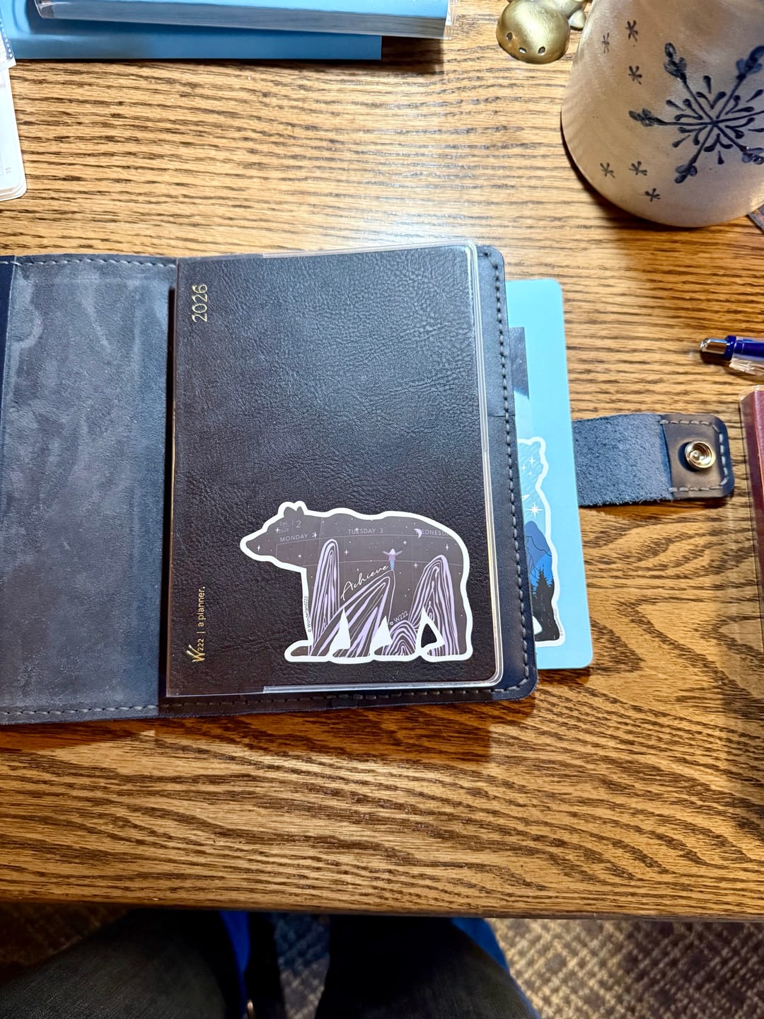 Customer photo review of Vinyl Clear Cover | Weekly Planner | Core | 288