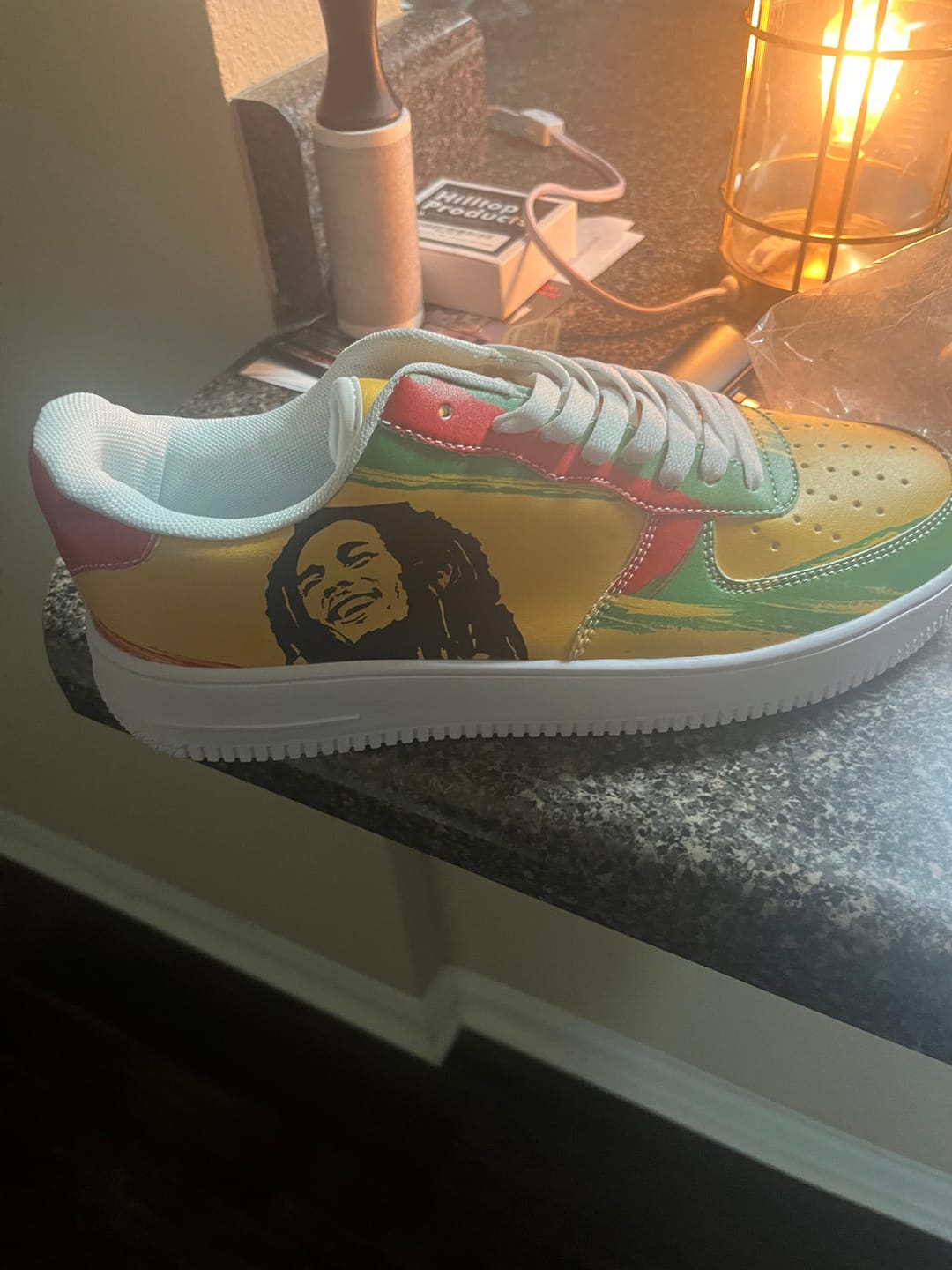 Customer photo review of BOB MARLEY SNEAKERS