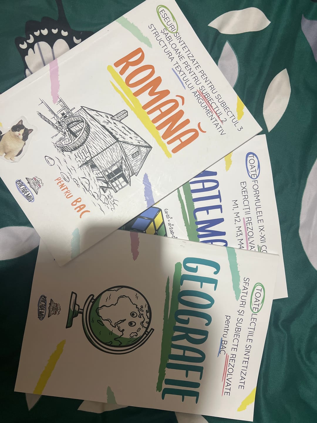 Customer photo review of Pachet Bacalaureat (Română + Matematică + Geografie) Bacademia
