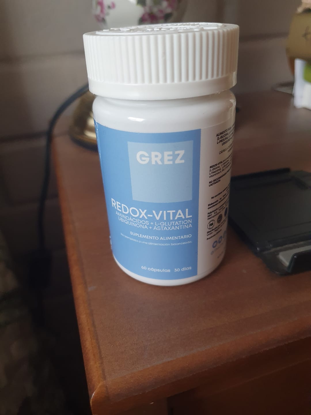 Customer photo review of REDOX-VITAL - Aminoácidos, L-glutation, vitaminas y minerales