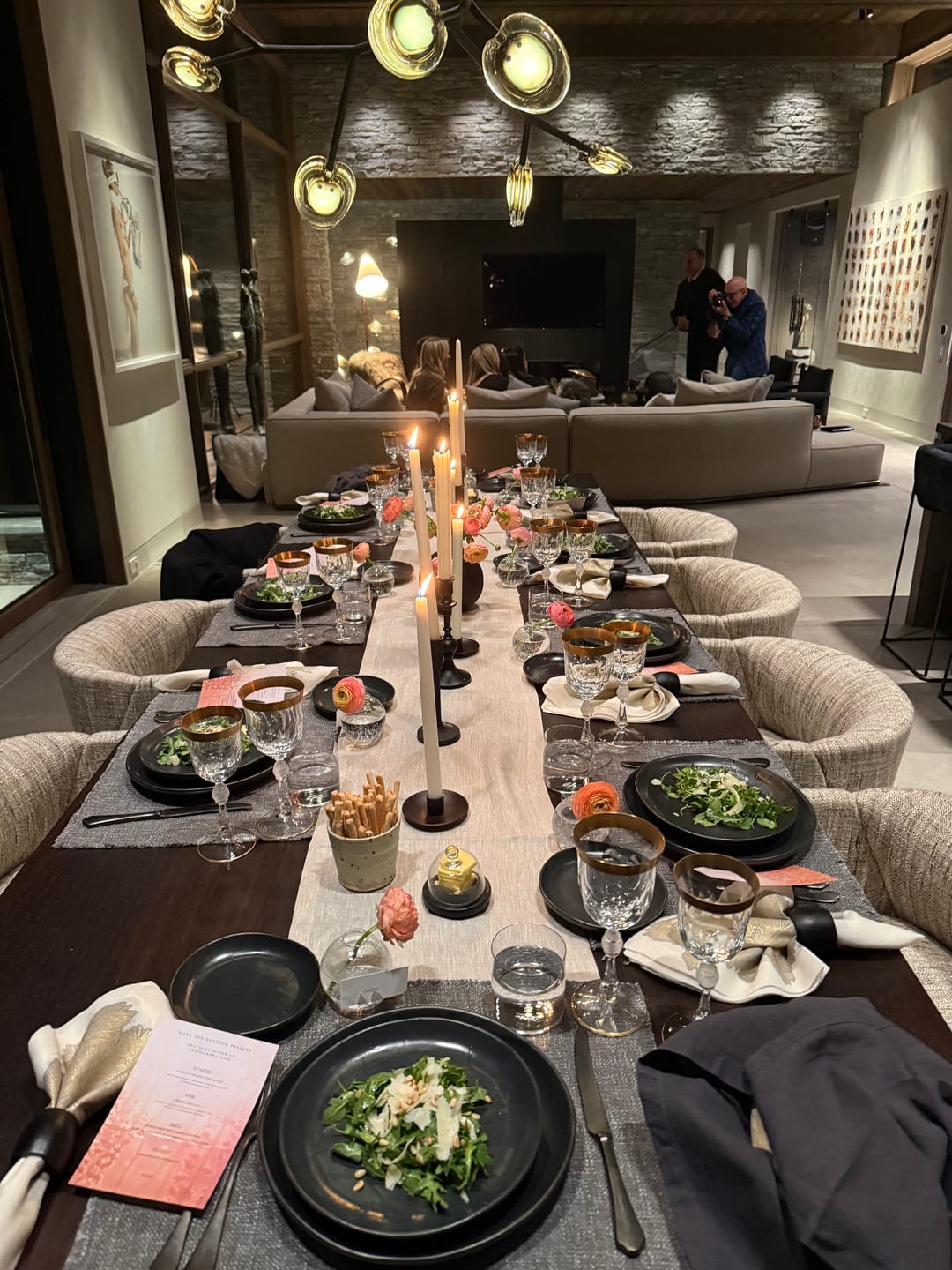 Customer photo review of Athena Table Runner