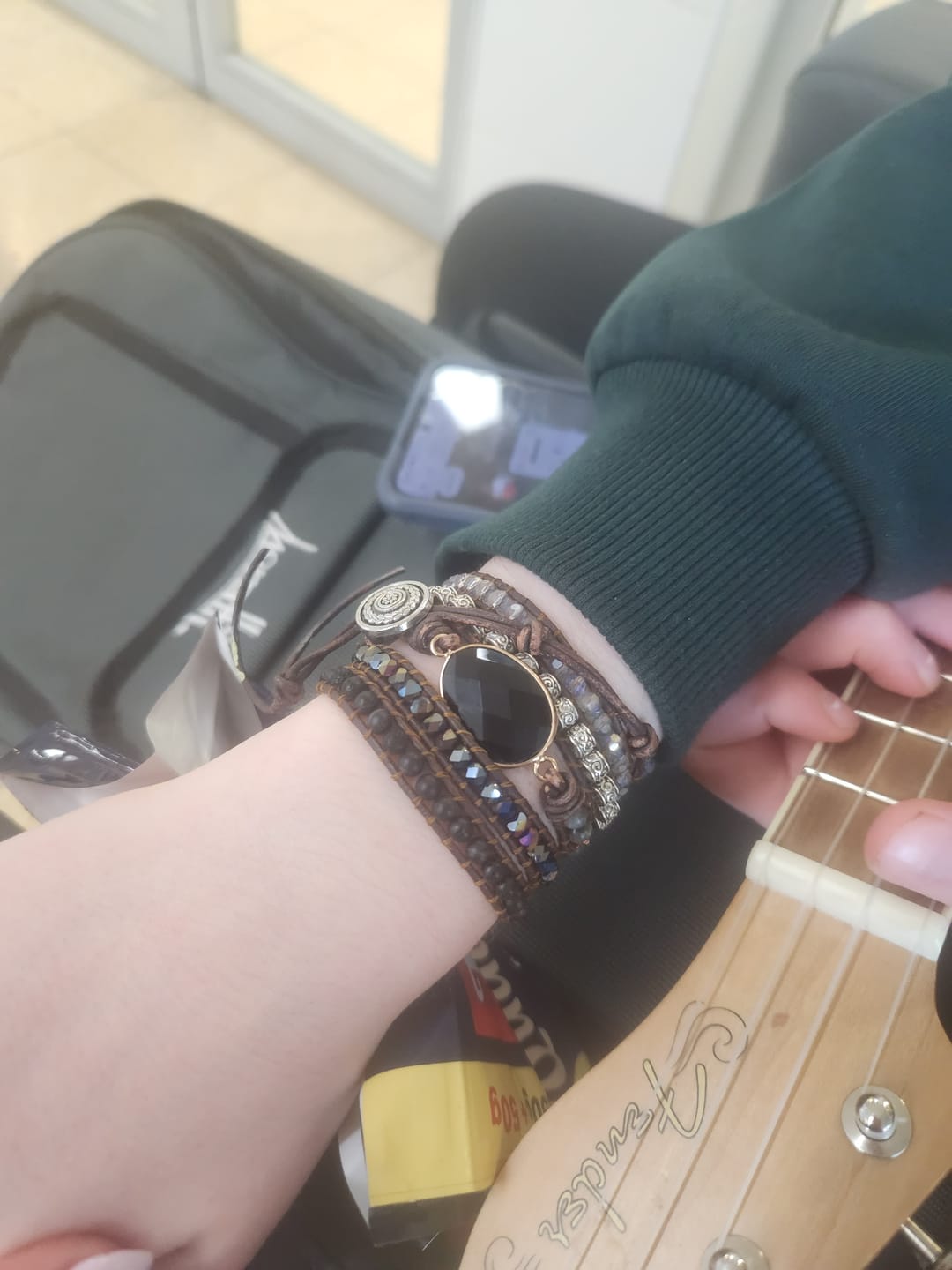 Customer photo review of צמיד ריפוי ONYX רב עוצמה