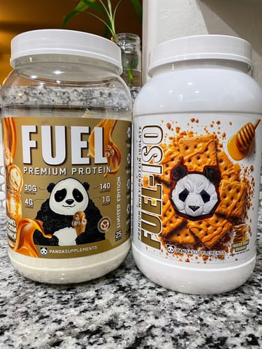 Customer photo review of Limited Edition FUEL Premium Protein (Caramel Ice Cream Crunch)