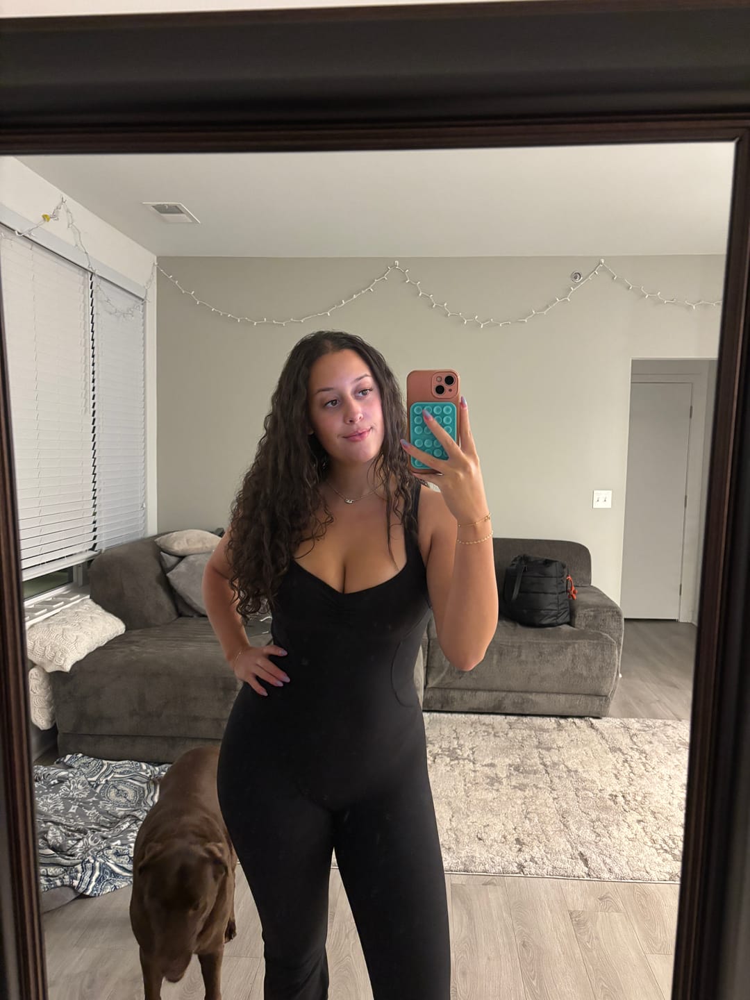 Customer photo review of The Sculpt Onesie / Black