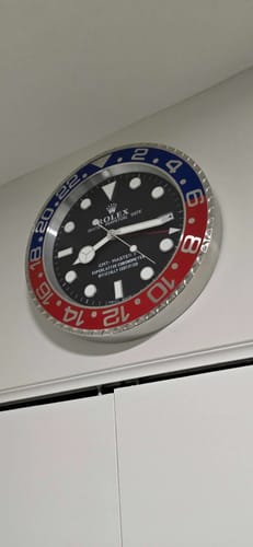 Customer photo review of GMT Master ll Black & Blue | Wall Clock