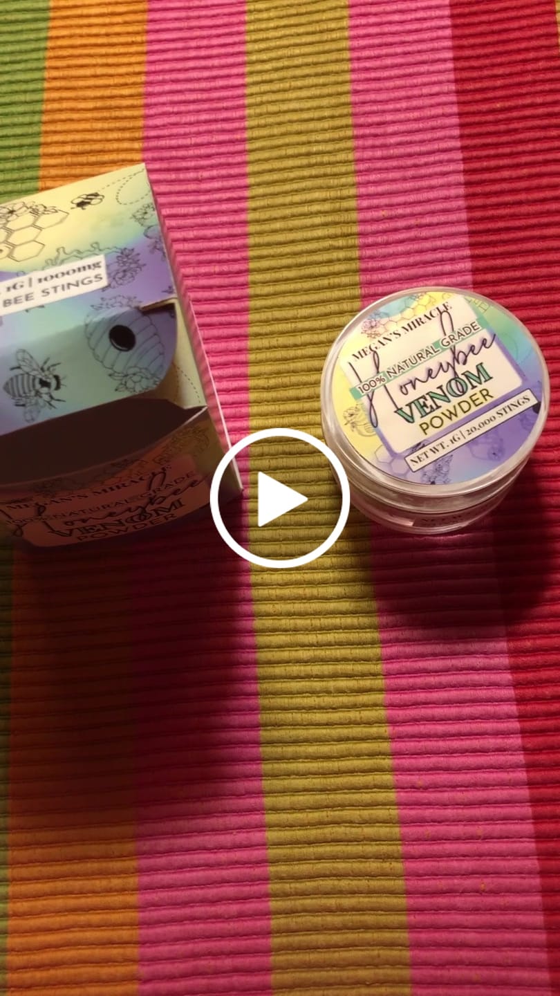 Customer video review of Bee Venom Powder- Natural Grade