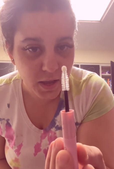 Customer photo review of Lash Bond & Seal - Black 10ml