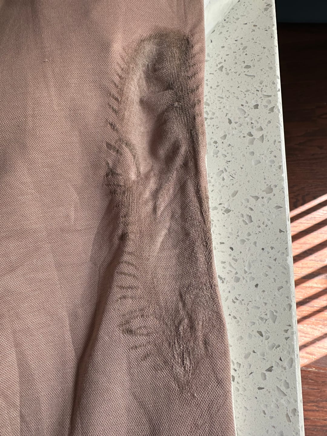 Customer photo review of Bussola Track Pant- Taupe Grey