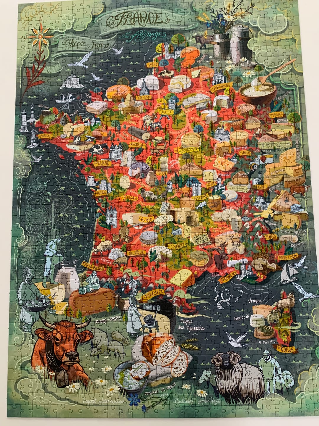 Customer photo review of Cheese Puzzle - France