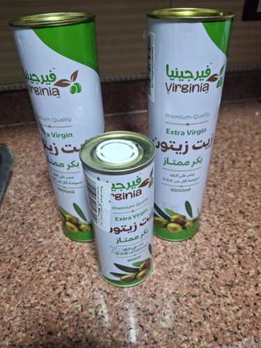 Customer photo review of زيت زيتون اكسترا فيرجن 1 لتر معدن غذائي