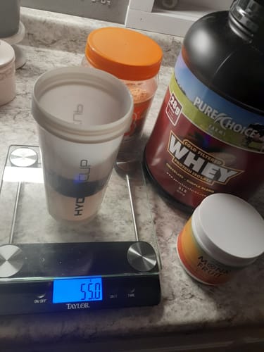 Customer photo review of Whey Protein Isolate Chocolate