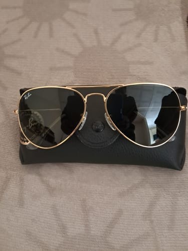 Customer photo review of Lentes De Sol Rb Piloto Aviado Rb3025n L0205 Dorado Verde