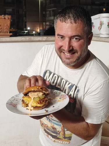 Customer photo review of Smash Rub per hamburger con BBQ King