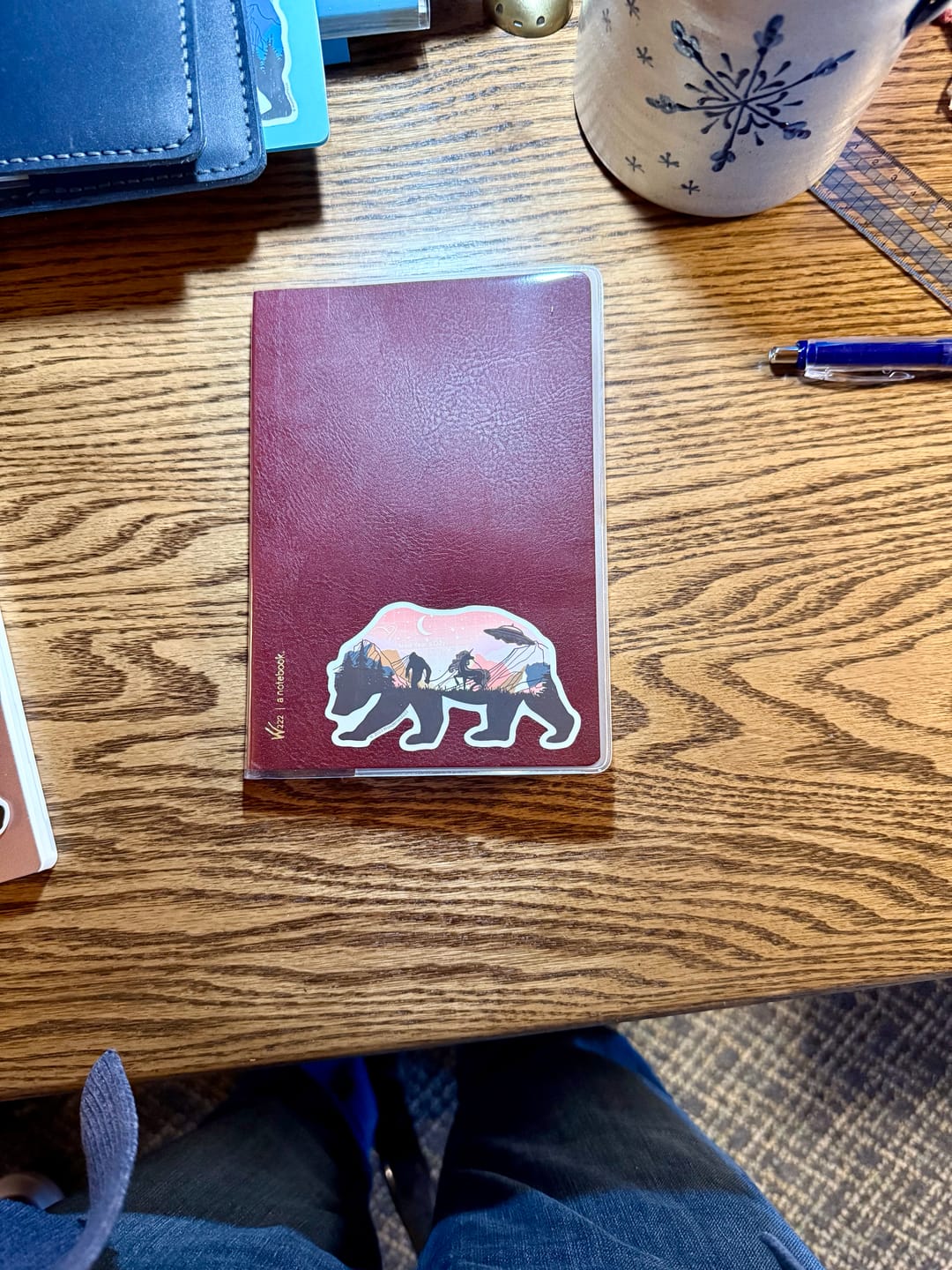 Customer photo review of Vinyl Clear Cover | Notebook | 368