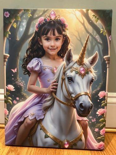 Customer photo review of The Lavender Unicorn Princess