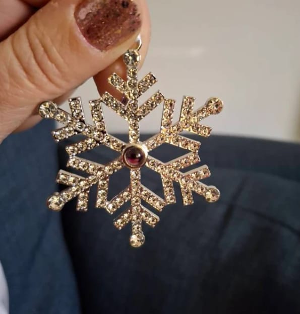Customer photo review of Custom Photo Projection Ornament, For Christmas, Family Decor