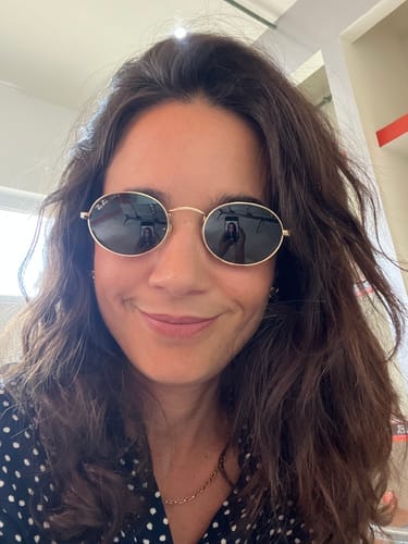 Customer photo review of Lentes De Sol Rb Oval Flat Rb3547n Dorado Verde G15