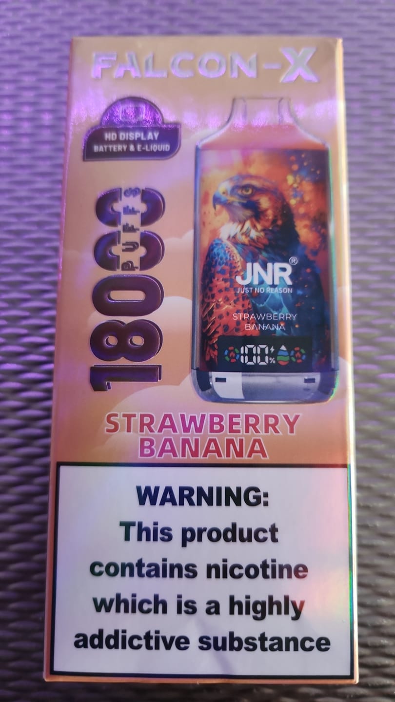 Customer photo review of JNR - Falcon X 18K - Jednorazówki - E papieros - 2% - 18000 Buchów