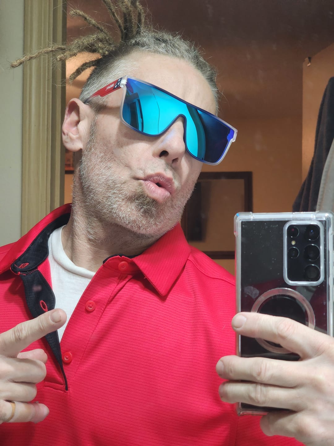 Customer photo review of 80Eighty® Polarized Murica Sunglasses
