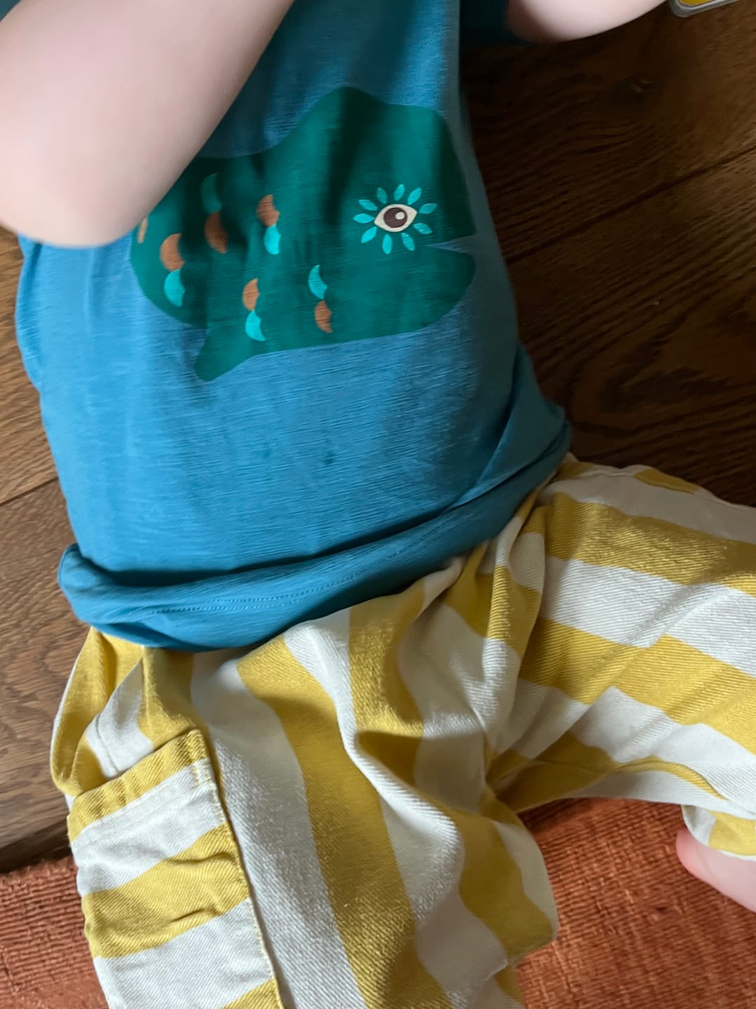 Customer photo review of Blue Whale Short Sleeve T Shirt