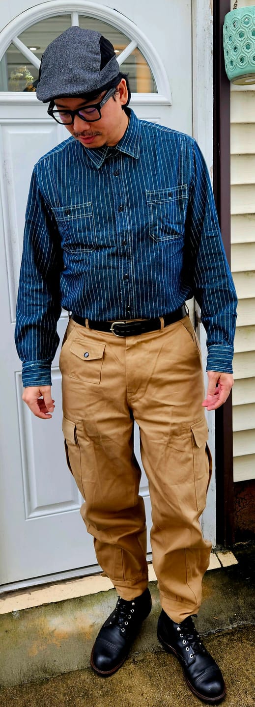 Customer photo review of 13 oz Cotton Twill Relaxed Fit Field Pants
