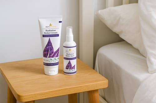 Customer photo review of Calendula Spray & Cream for Radiation Therapy Patients
