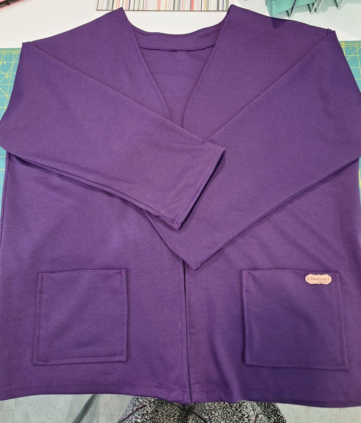 Customer photo review of Plain Ponte Roma Fabric