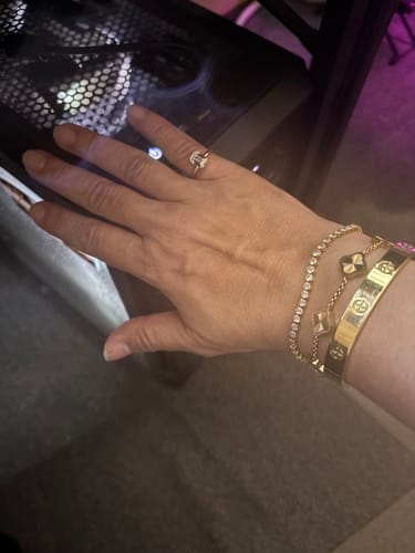 Customer photo review of Celine Clover Bracelet