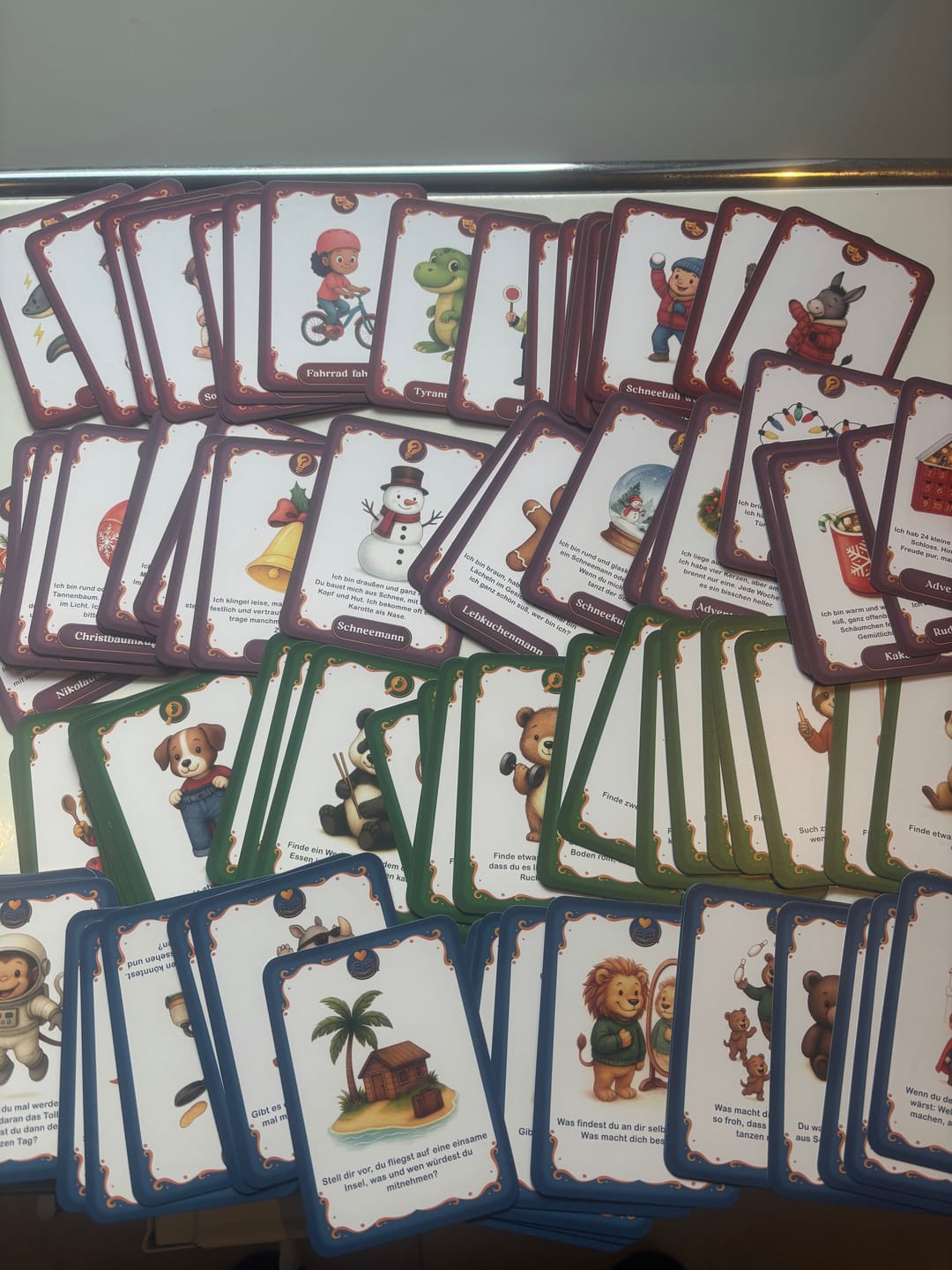 Customer photo review of 4 Kinder Kartenspiele in einer Box – Spiel & Spaß für die ganze Familie