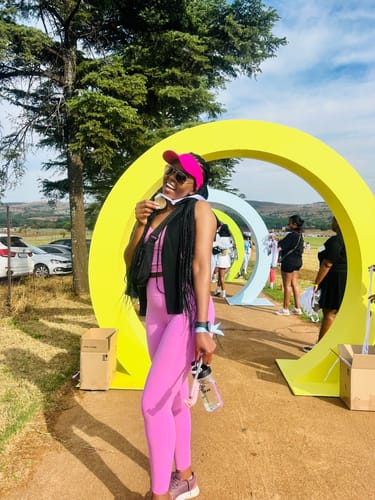 Customer photo review of High Waist Pocket Leggings