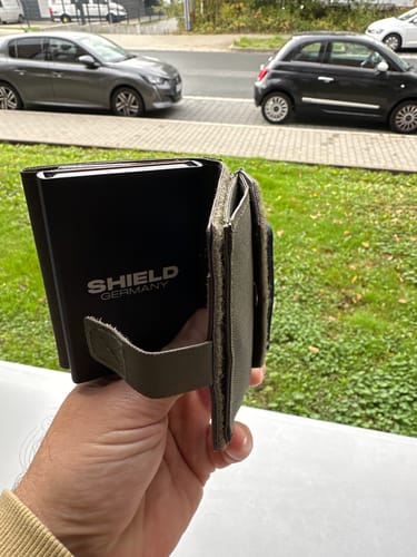 Customer photo review of Tactical Wallet Münzfach - Steingrau Oliv