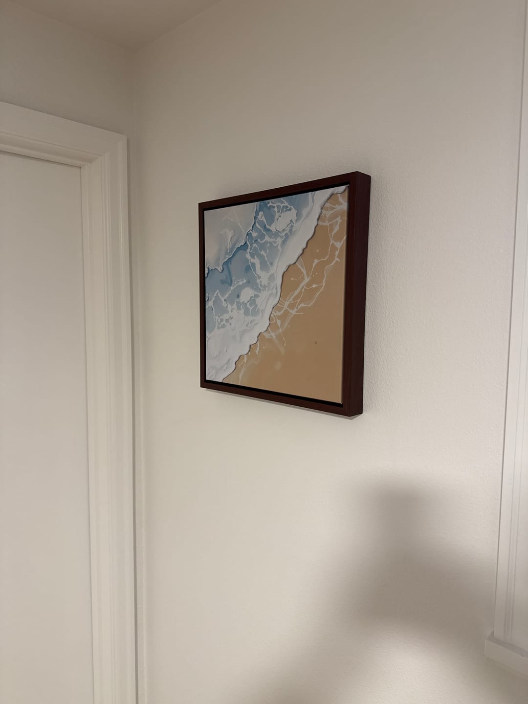 Customer photo review of Abstract Blue Wave on the Sand