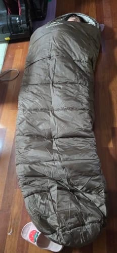 Customer photo review of Naturwide Mumienschlafsack - Ultraleicht & Warm für Outdoor, Camping & Winter