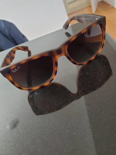Customer photo review of Lentes De Sol Rb Justin Rb4165n (Carey-Café Polarizado)