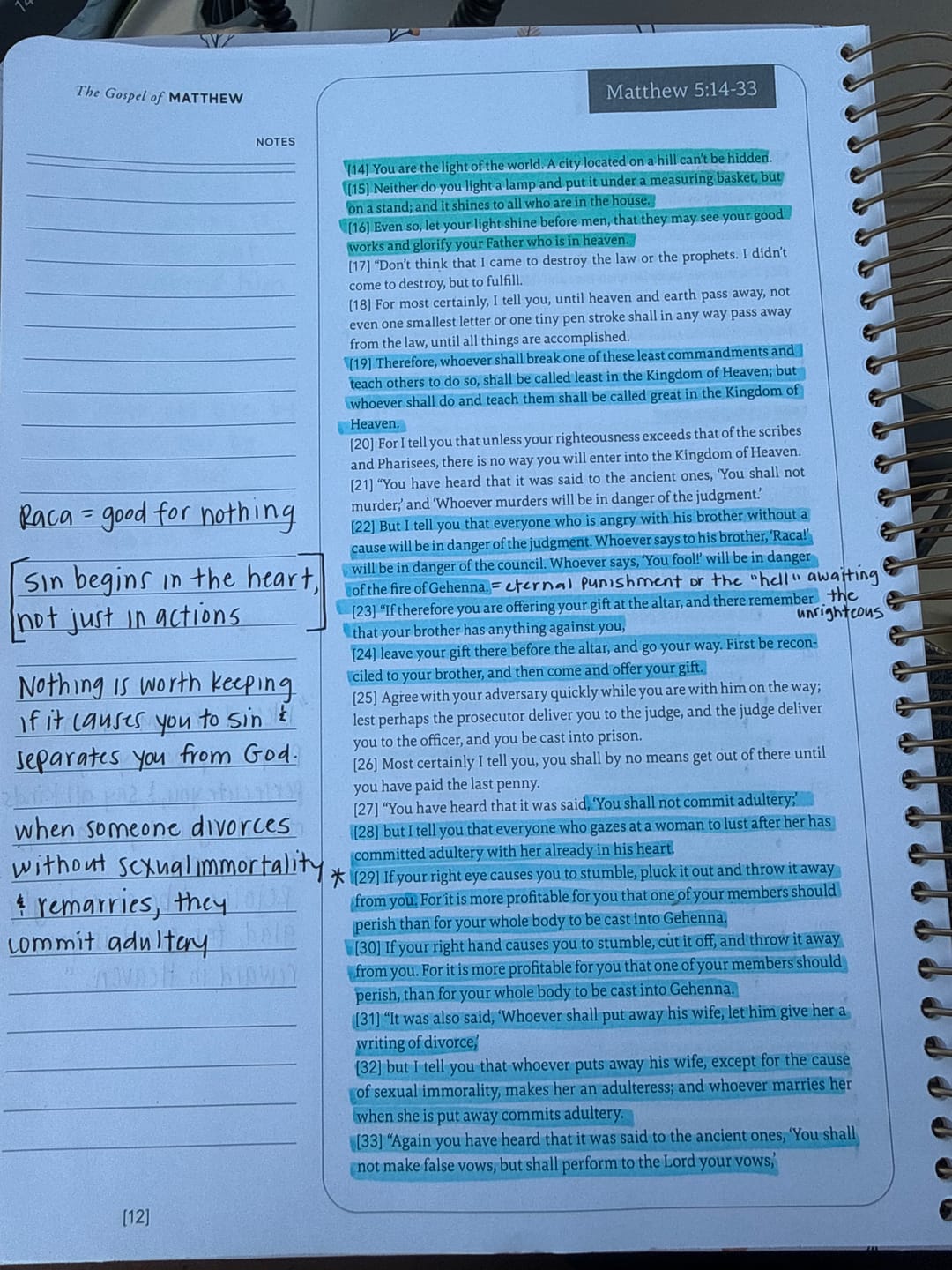 Customer photo review of Spiral Bible™ - WEB - New Testament - Floral