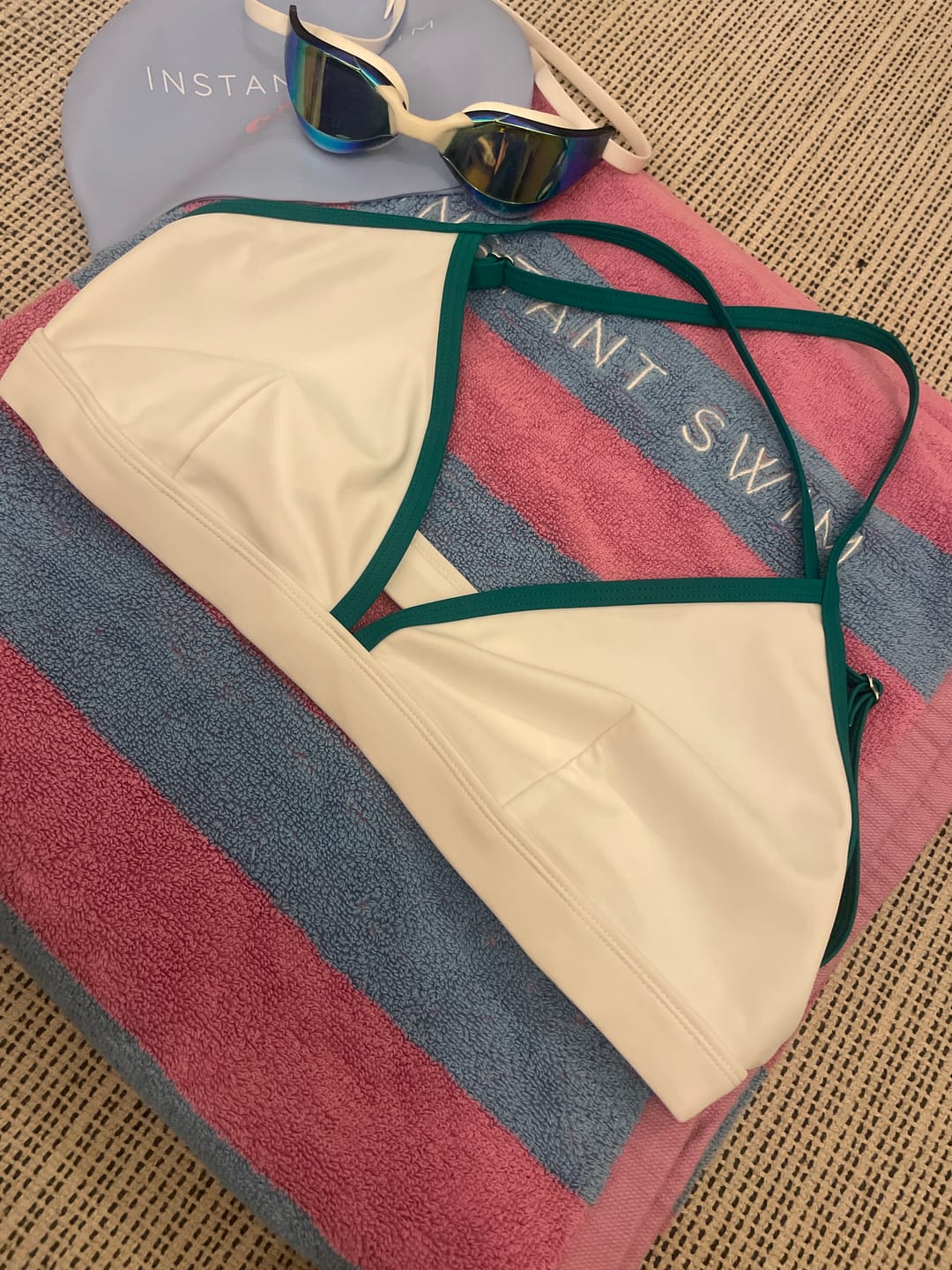 Customer photo review of Lyra Top - White Jade