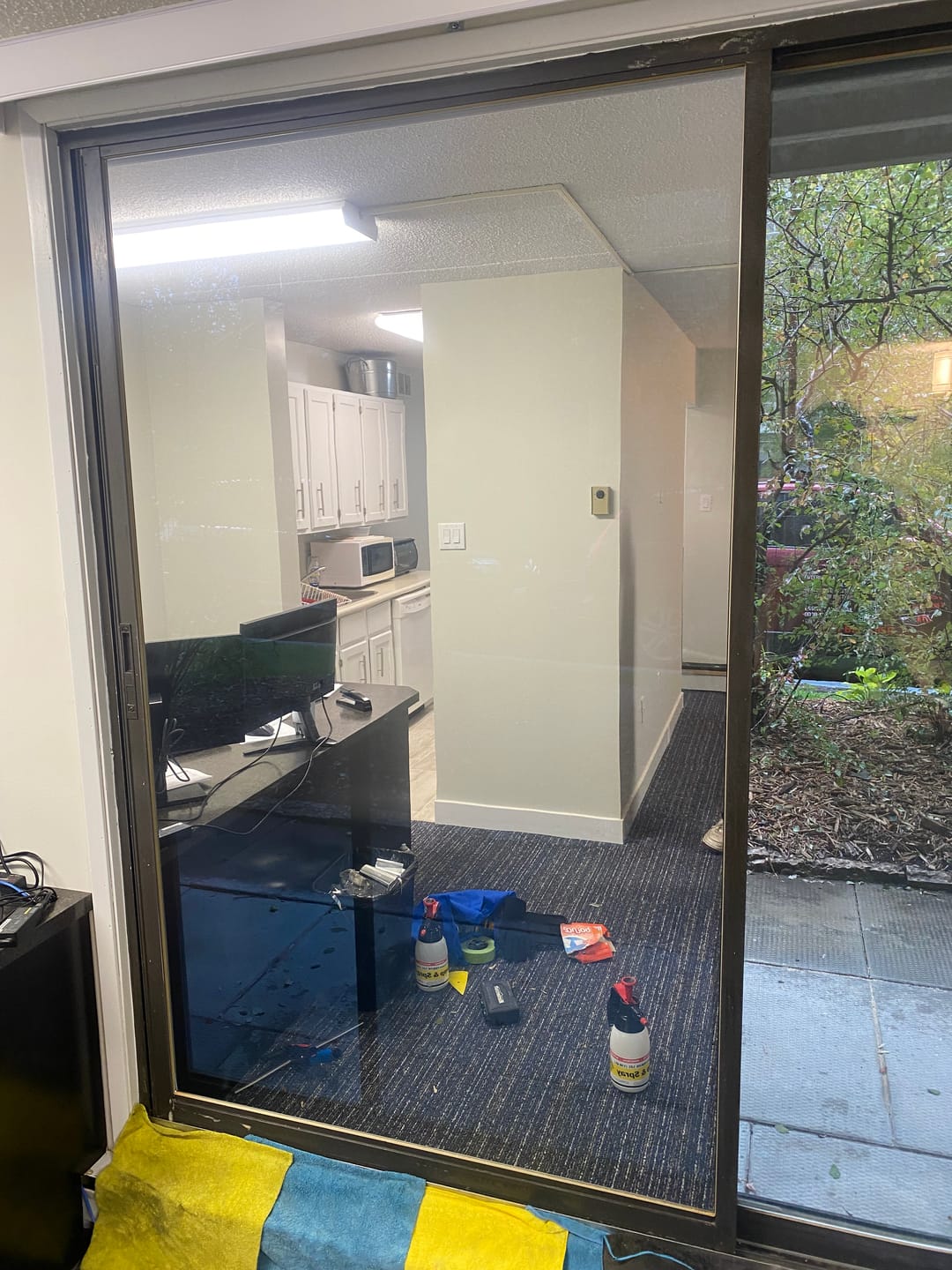 Customer photo review of One-Way Mirror Silver Window Tint Film – Privacy & Heat Control