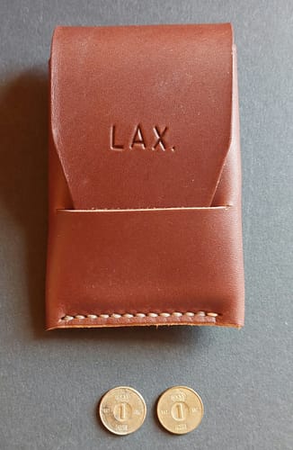 Customer photo review of Slimmad plånbok i äkta läder