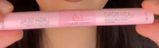 Customer photo review of Lash Bond & Seal - Black 10ml