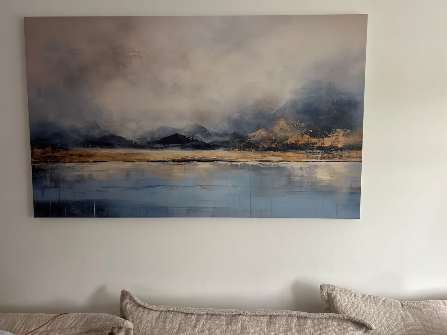 Customer photo review of Misty Dawn Canvas Print